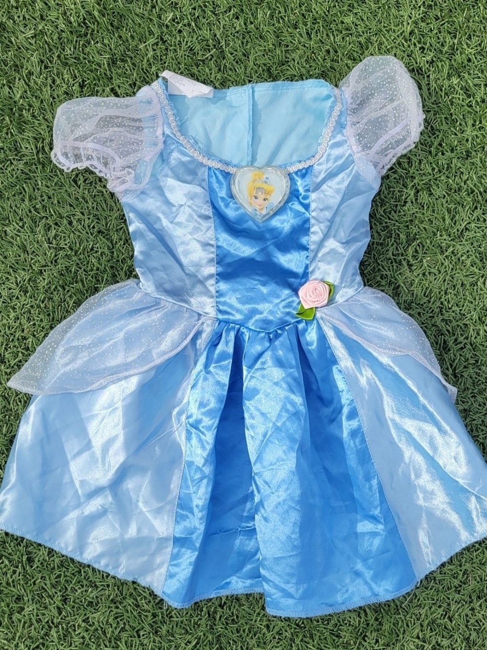 Girls Disney Baby Cinderella Dress Halloween Costume Size 2T to 4T